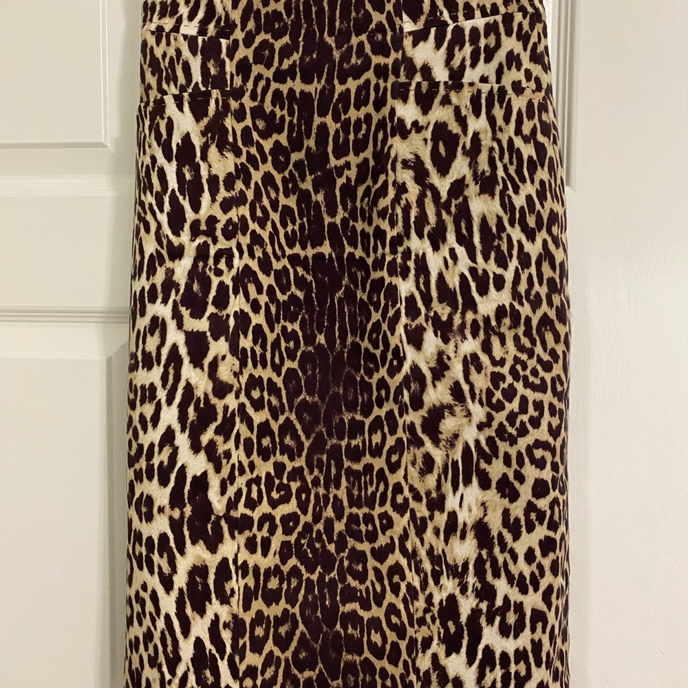 Ellie Tahari leopard skirt